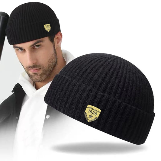 Bonnet en polyester avec logo brodé : Style casual et chaleur optimale